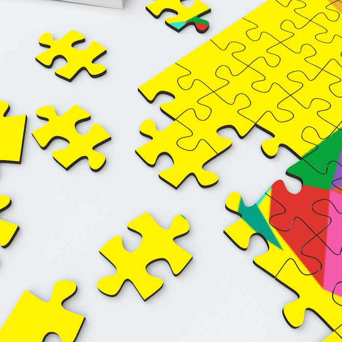 Jigsaw - Geometric Lama - printonitshop