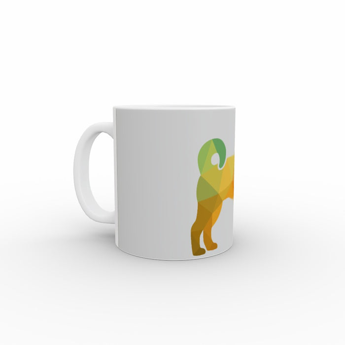 11oz Ceramic Mug - Geometrical Dog - printonitshop
