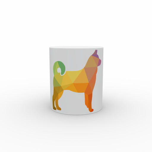 11oz Ceramic Mug - Geometrical Dog - printonitshop