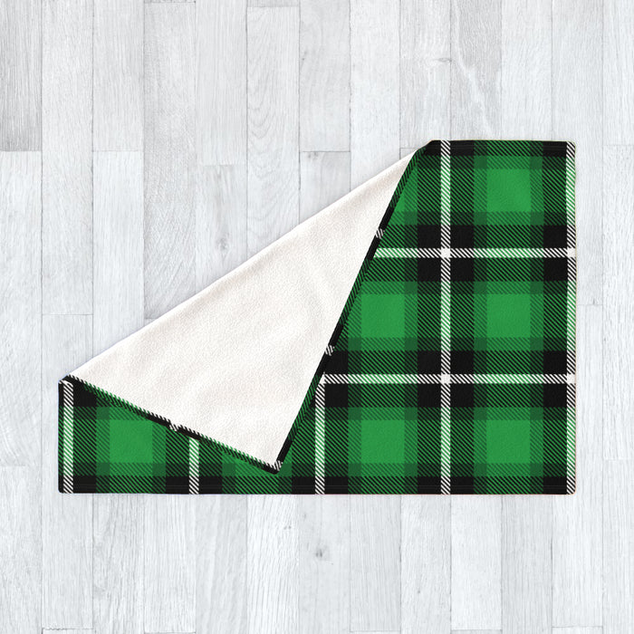 Blanket - Fabric Texture Green - printonitshop
