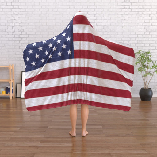 Hooded Blanket - USA - printonitshop