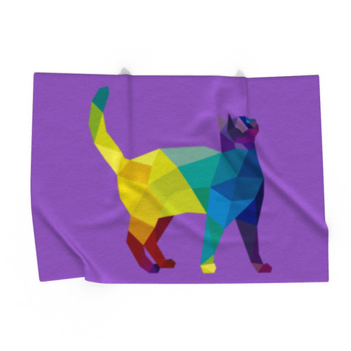 Pet Blankets - Geometric Cat - printonitshop