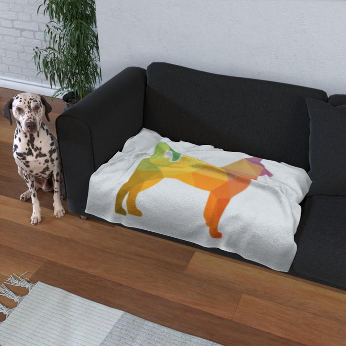 Pet Blankets - Geometric Dog - printonitshop