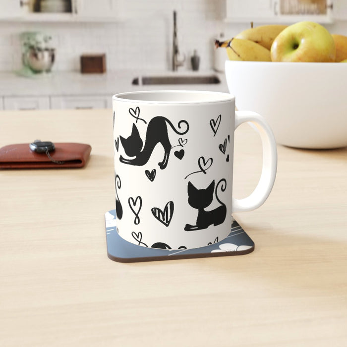 11oz Ceramic Mug - Cats - printonitshop