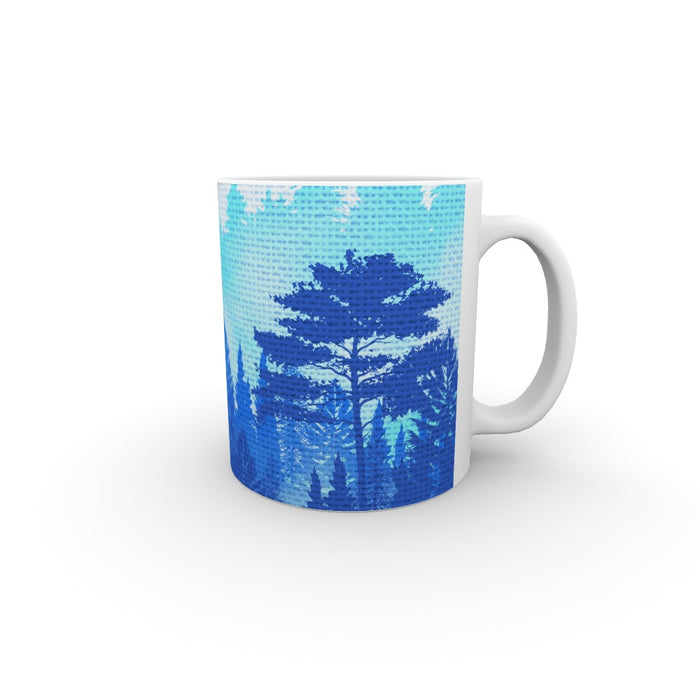 11oz Ceramic Mug - Forrest Blue - printonitshop