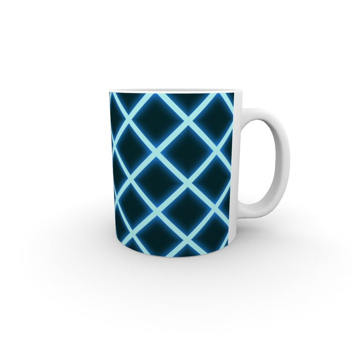 11oz Ceramic Mug - Neon Blue - printonitshop