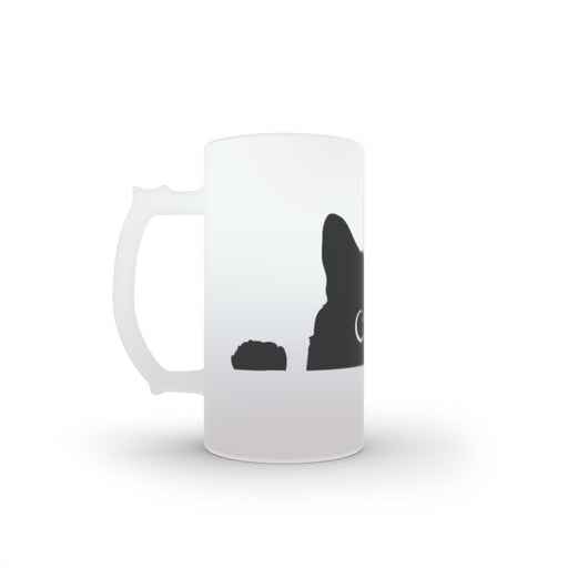 16oz Frosted Stein Glass - Kitty - printonitshop