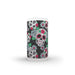 16oz Frosted Glass Stein - Skulls and Roses - printonitshop