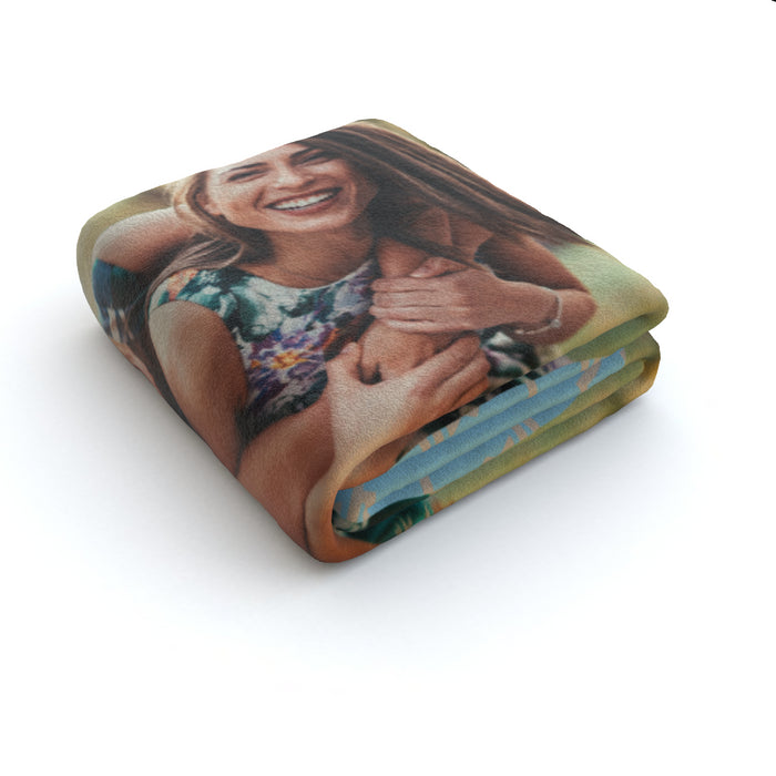 Blanket Throws - Personalise - Photo Upload - Print On It